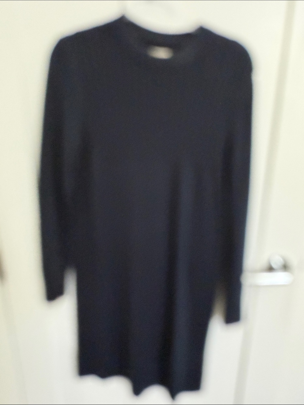 Barbour Navy Crewneck Women's Sweater Dress